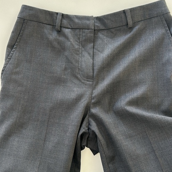 Ba&sh Trousers Size 2 US 6 Color: Anthracite Straight Leg Grey Wool Blend - Picture 9 of 10